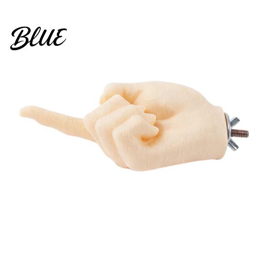 Bird Perch Stand Hand-Shaped Parrot Stand, Non-Slip Cage Mount Easy Install Perches, Desensitization Interactive Training Toy, Accessories Hand Shaped