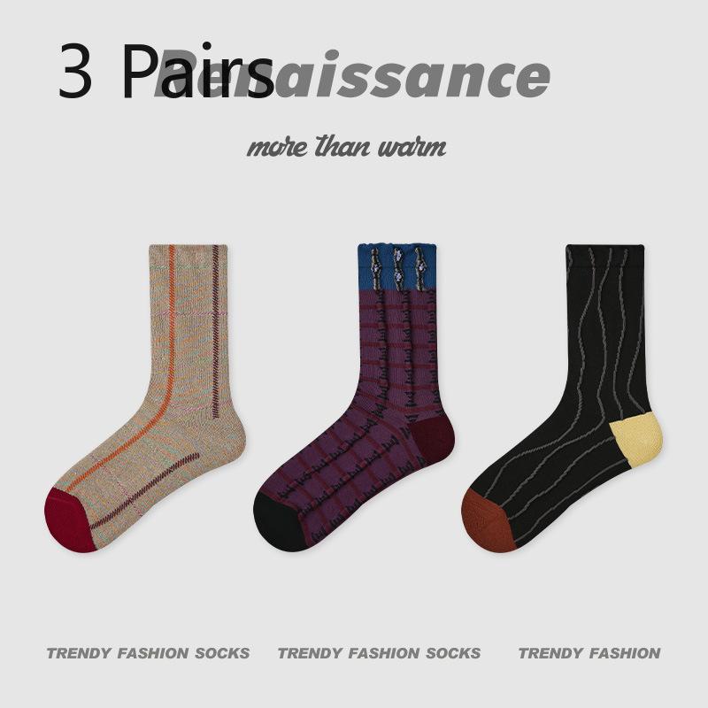 3 пары женских осенних носков до щиколотки с маленьким дизайном в виде бабочки и цветка