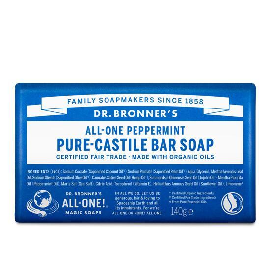 Dr. Bronner's Pure Castile Bar Soap 140g (Choose 1 of 5)