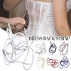 Ultra-Thin Corset Back Kit Lace-Up 2M Satin Ribbon Ties Wedding Dress Zipper Rope Bridal Banquet
