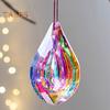 Искусственный кристалл Призма Украшение ловца солнца для внутреннего и наружного сада, подвесное украшение для окна, создающее радугу, прозрачная подвеска в виде капли воды