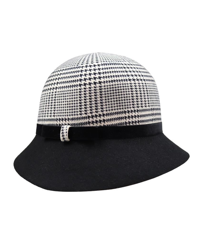 Kaliseumontapone Elisha Heritage Wool Hound Cloche Hat