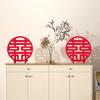 3D Wedding Ornament Wedding Supplies Xi Word Sticker Chinese Wedding Decoration Wall Stickers