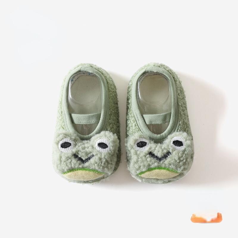 Zapatillas Baby Walking Shoes Autumn Winter New Indoor Boy Floor Socks Soft Sole Girl Casual Shoes Plush Baby Shoes Zapatos Niña