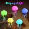 Cartoon Dancing Jellyfish Night Light RGB Gradient Cute Jellyfish Bedside Lamp Voice Control Children Decoration LED Night Lamps