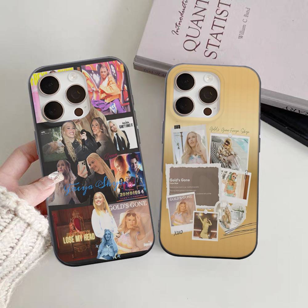 Singer F-Freya Skye Corrugated Pattern For IPhone 17 16 15 14 13 12 11 16 Pro Max Plus Pro Non-slip Phone Cover