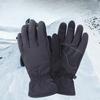 Зимние теплые велосипедные перчатки для катания на лыжах для мужчин и женщин, утепленные флисом, водонепроницаемые, с сенсорным экраном