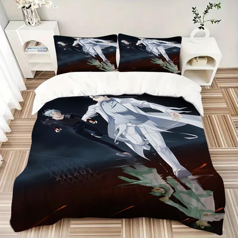 Phantom Duel Shadows Rise Print 3Pcs Bedding Setduvet Cover With 2 Bedropillowcase Home Birthday Gift