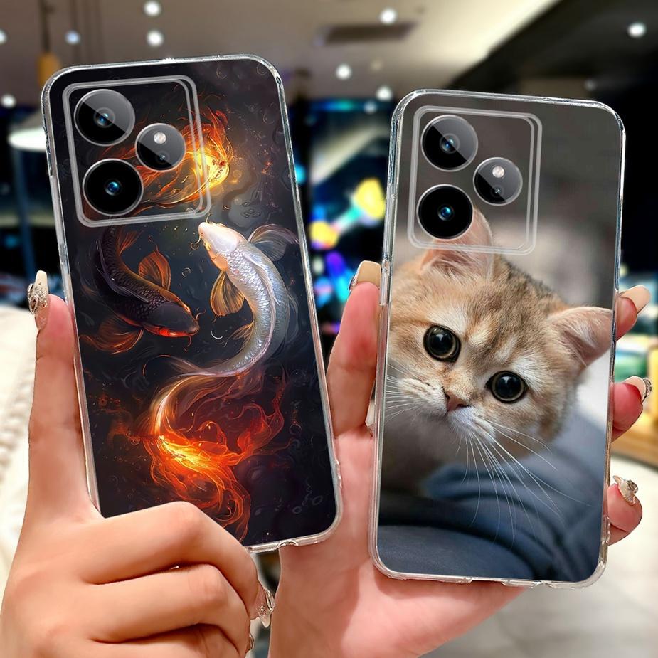 Чехол для Realme GT7 5G RMX5061 Новый модный расписной чехол Мягкий силиконовый чехол для телефона Для Realme GT 7T GT7 Pro RealmeGT 7 Pro Fundas