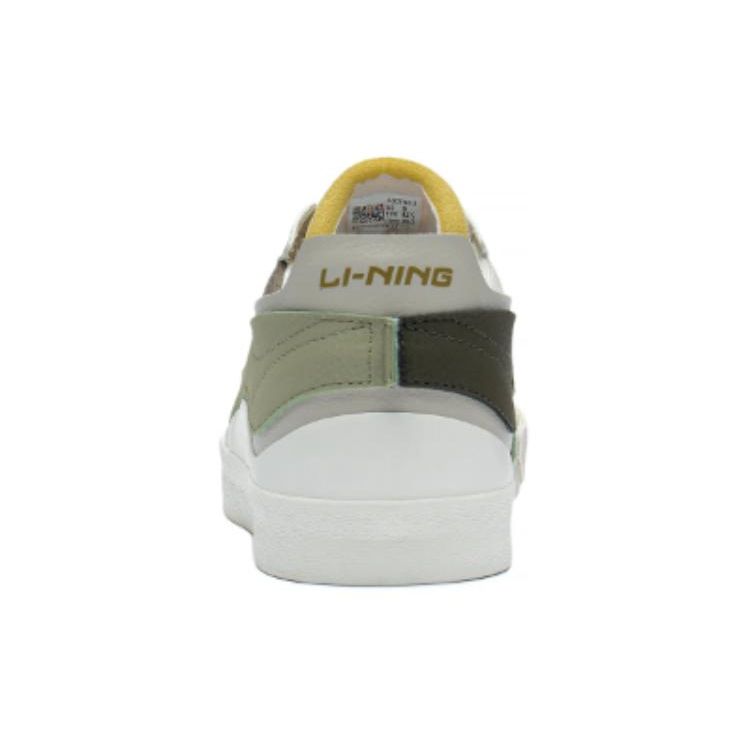 Li Ning Mu Mu удобные универсальные нескользящие износостойкие низкие кроссовки для скейтбординга мужские кроссовки Yew-Green AGCT161-3