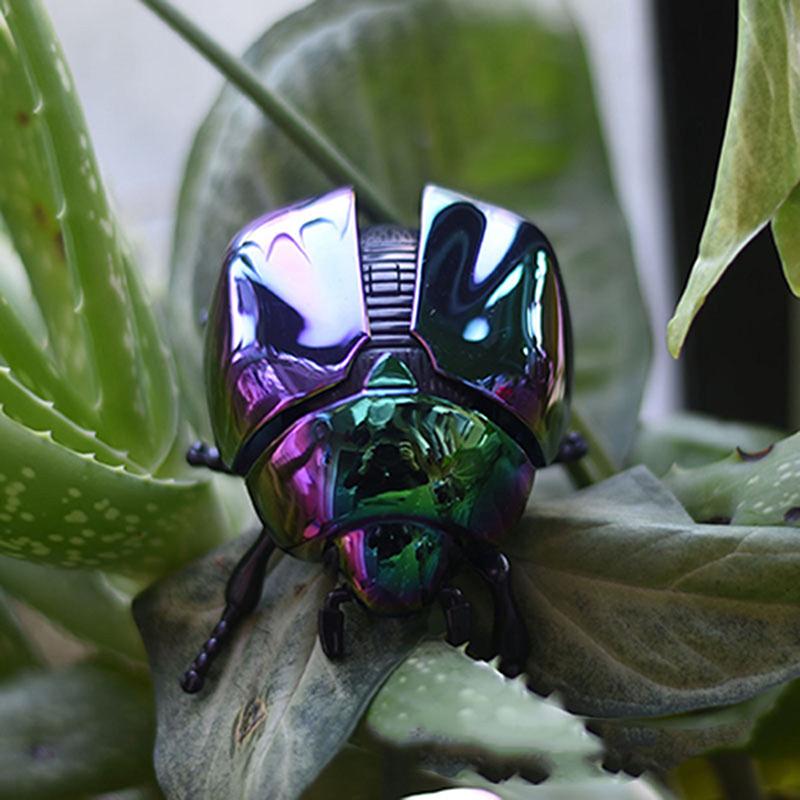 1 шт. Жук-скарабей Детские пластиковые игрушки-животные Заводной жук Бионические игрушки Креативный шутник Анимированная модель насекомого
