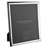 Рамка для фото Impressions 999 серебро узкая классическая 8 x 10 деревянная задняя стенка Сделано в Италии