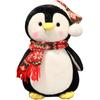 Christmas Penguin Plush Toy Soft Cuddly 25cm Festive Decor Gift for Kids