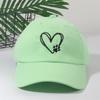 Soft Top Casual Sunshade Baseball Caps All-Match Cute Love Paw Print Wide Brim