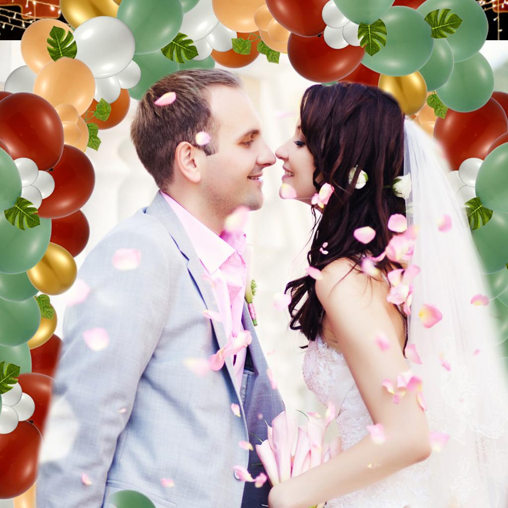 Multiple Sized Balloon Arch Latex Party Balloons Garland Kits Reusable Balloon Set for Wedding Baby Shower Party Decorations