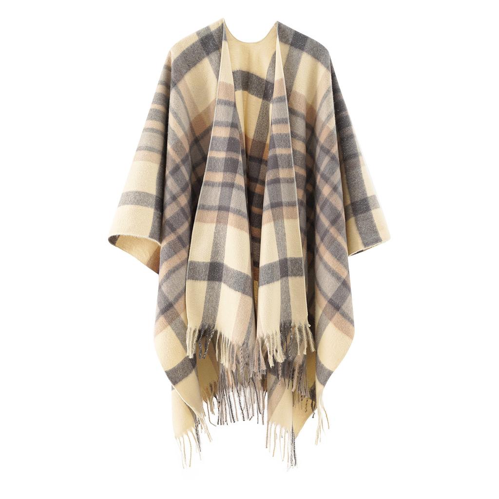Autumn And Winter Warm Scarves, Shawls, Classic Plaid Straps, Cardigans, And Warm Blankets For External Use