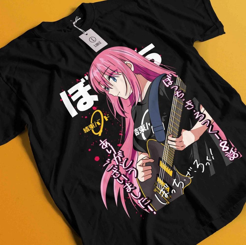 Hitori Gotou Bocchi the Rock TShirt Kawaii Funny Yamada Tee Nijika Ijichi Shirt