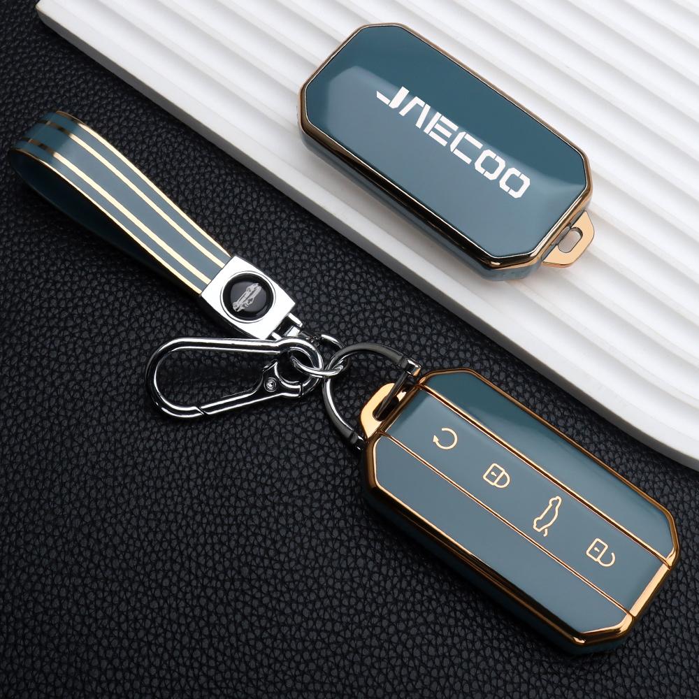 Мягкий чехол-брелок из ТПУ для ключа автомобиля, полный чехол для Chery Jaecoo J5 5 2025 2026, защитный кейс-держатель для брелока, автомобильные аксессуары