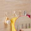 5PCS Wall Horn Storage Hook Free Punch Bedroom Hanger Hook Kitchen Invisible Hook Wall Strong Hanger Bathroom Hook