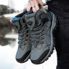 Large Size 46 Super Warm Men's Hiking Boots Winter Trekking Tourism Shoes Wear-resistant Tactical Sneakers Women Mountain Boots