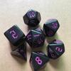 7 шт./лот, многогранные игральные кости из смолы D&D D4 D6 D8 D10 D% D12 D20, многогранные игральные кости TRPG, настольные игры