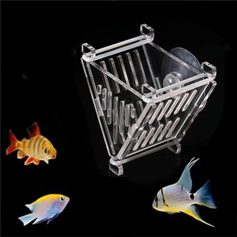 Акриловая кормушка для рыб красным мотылем, конус для аквариума, кормушка для нематод, воронка для кормления рыб, отделимое кольцо для кормления, аксессуары для аквариума