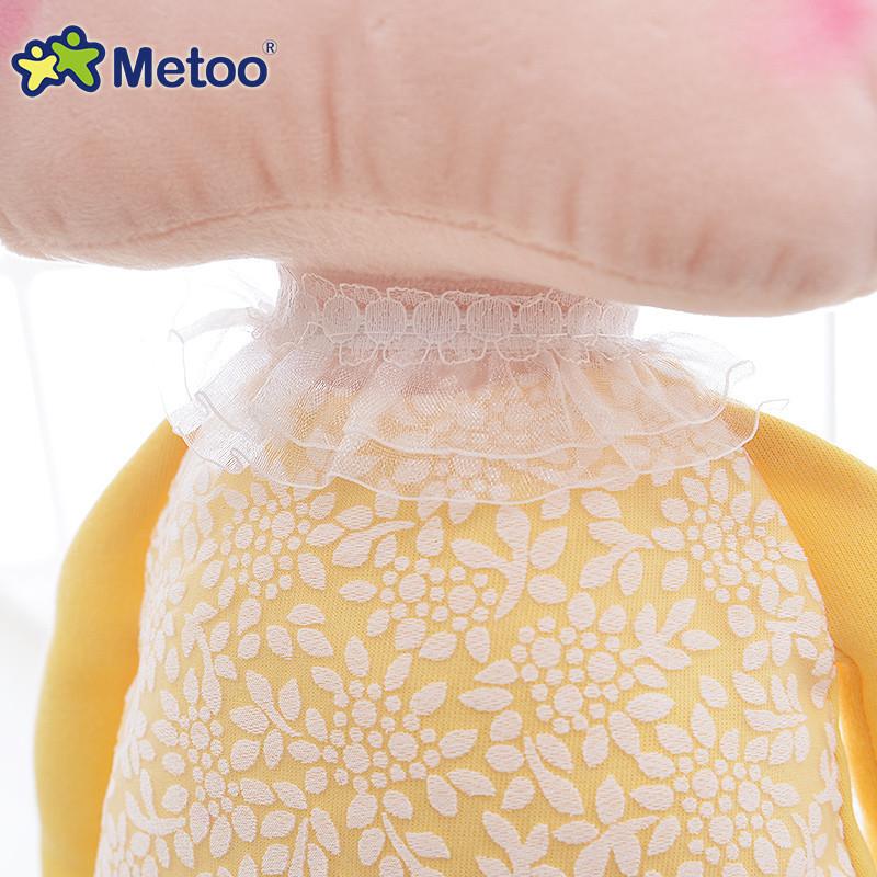 Оригинальная плюшевая кукла Metoo Dream Bunny Angela 13 дюймов, милая, для девочек, мягкие игрушки, подарки на день рождения, идеально для детей, младенцев