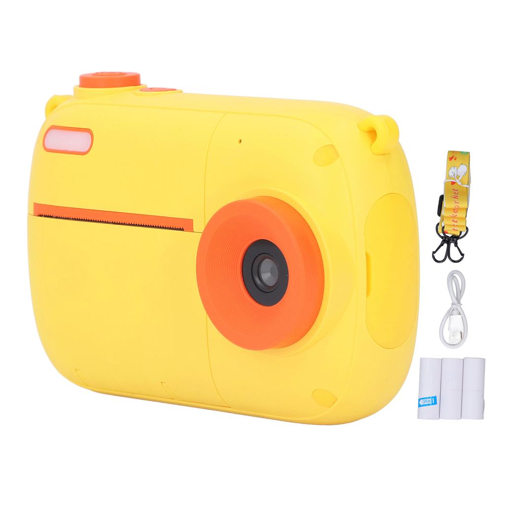 Thermal Printing Instant Camera Selfie Camcorder Toy 2.4in HD Screen for Kids Birthday Christmas