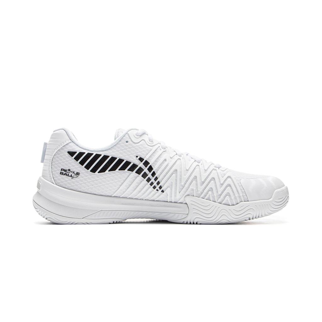 Li Ning Устойчивые к истиранию Амортизирующие Низкие Тренировочные Кроссовки Унисекс Стандартные Белые AKPV001-1