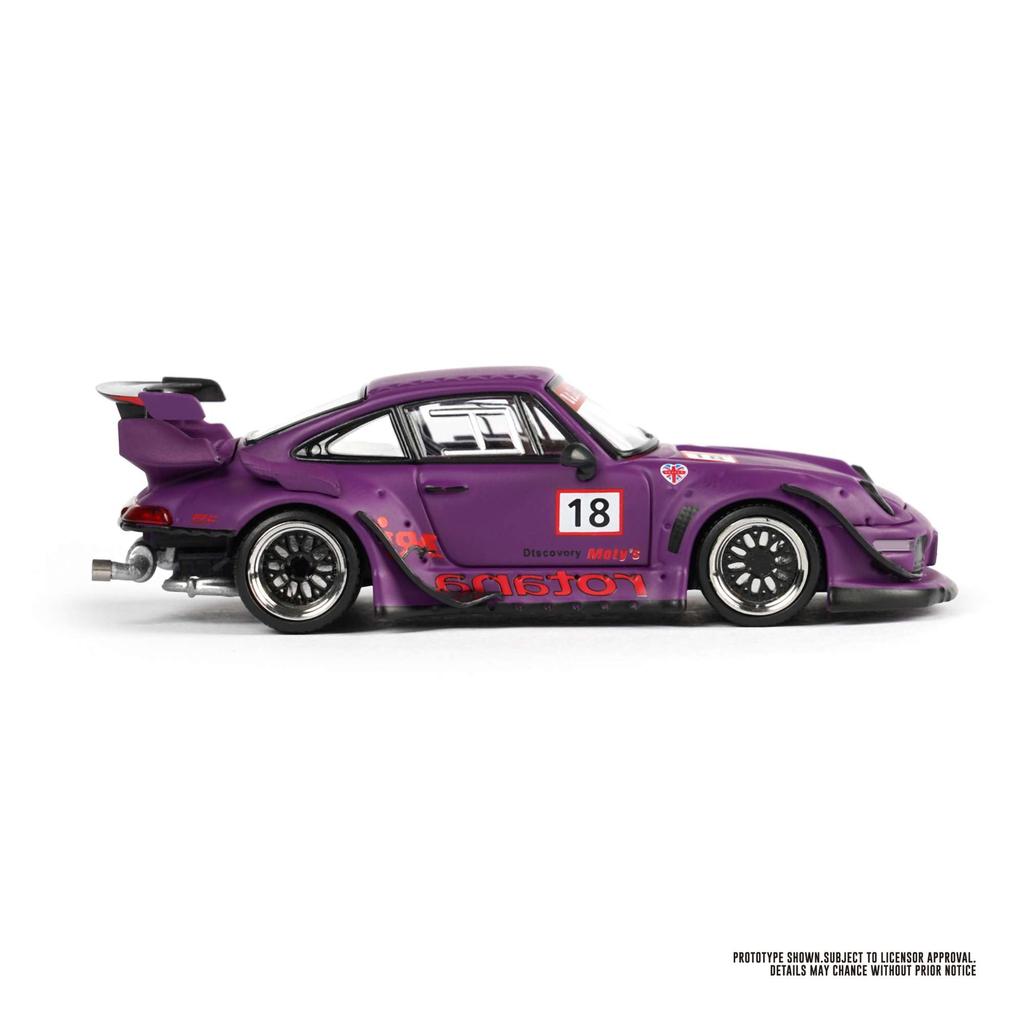 МОДЕЛЬ МОДЕЛЬ RWB 993 Rotana Purple Готовое изделие 1/64 18# MM64-RWB993-001