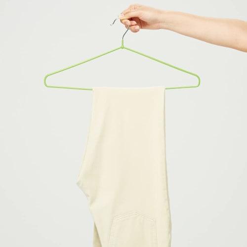 Aimedia Non-Slip Clothes Hangers, 12-Piece Set, for Laundry, Drying, and Storage, Colorful, 41cm Shoulder Width