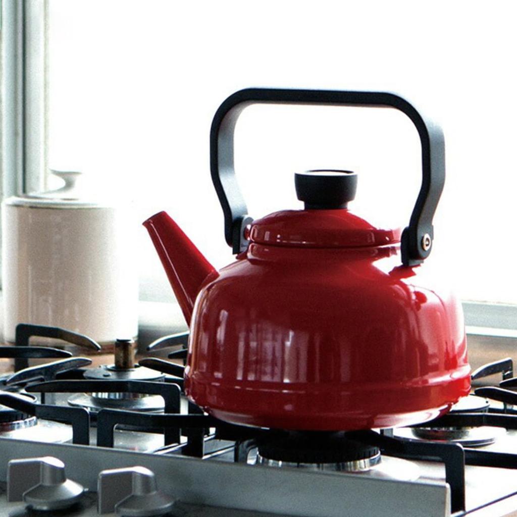 Fuji Enamel Kettle, 2.3L, White, Solid, Induction Compatible, SD-2.3K.CW