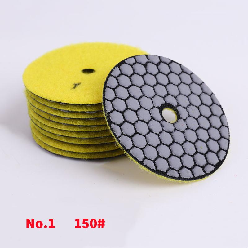 4-дюймовый 100-миллиметровый комплект алмазных полировальных дисков для влажной/сухой полировки гранита, камня, бетона, мрамора, шлифовальных полировальных дисков