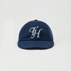TRAFFIC HARMONY WOOL BLEND TH APPLIQUE LOGO DEEP-FIT 6-PANEL cap_NAVY