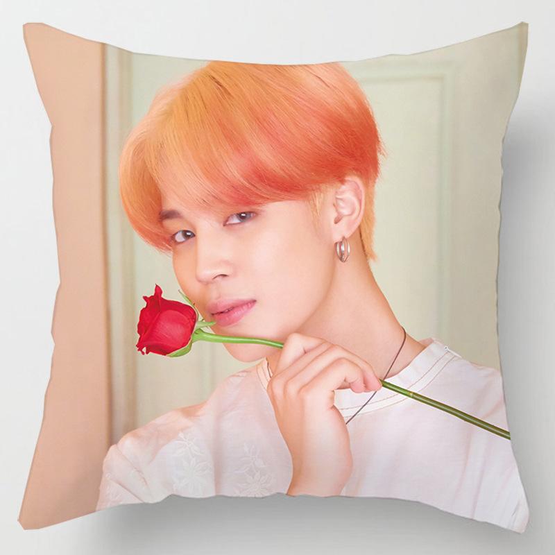Уютная 45см Kpop Bts Bangtan Boys Наволочка Декоративная Мягкая Наволочка Для Дома