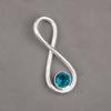 Apatite Gemstone 925 Sterling Silver Jewelry Handmade Pendant1.66" Gift For Wife PP-20-12