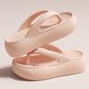 Summer New EVA Thick-soled Cm Flip-flops Women's Outer Wear Heightening Soft-soled Non-slip Cold Slippers Ins Tide