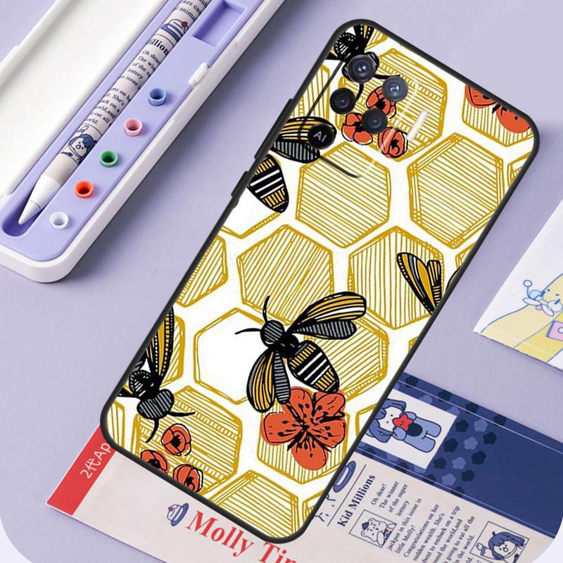 Чехол Bee Art Для Oppo A96 A76 A16 A94 A74 A54 A15 A18 A38 A58 A78 A98 A40 A60 A80 A57 A17 A77 A5 Pro