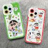 Crayon Phone Case For S-Shin-chans iPhone 16 15 14 13 12 11 Mini Pro Max X XR XSMax 7 8 Plus SE20 Transparent Cover