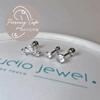 1+1+1 Ice Princess Cubic Piercing 3-Piece Set (S8702097)