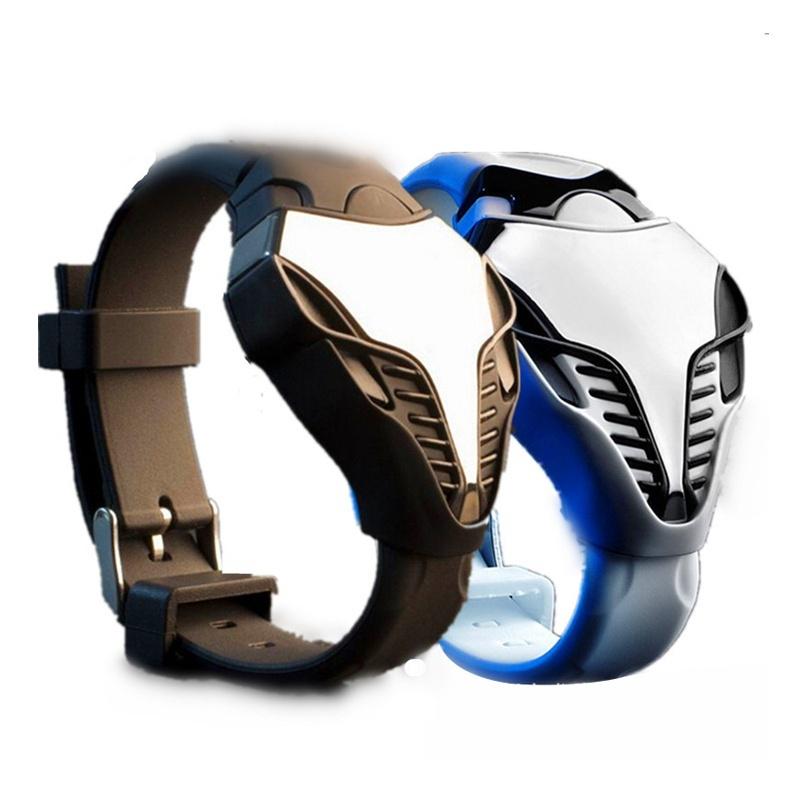 Горячий стиль, светодиодные военные часы, мужские часы, красочные силиконовые треугольные спортивные наручные часы со змеиной головой, рука