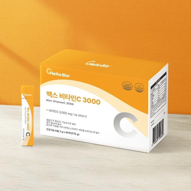 Hello Bio Max Витамин C 3000, 270 г, 2 шт.