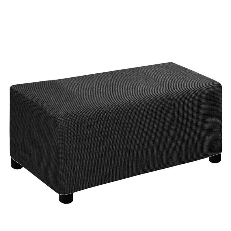 1 шт. Чехол на табурет Прямоугольный Накидка Большой Полиэстер Эластичный Съемный Стрейч Однотонный Защитник Табурета