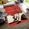 Elvis Presley Personalized Text Floor Rug Office Rug Design for Game Room Balcony Foyer Entryway Anti-slip Rug Decorate Offices Gift for Festivals