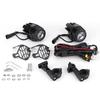 Pair of Motorcycle LED Auxiliary Driving Headlights Waterproof Fog Lamp Super Bright 6000K