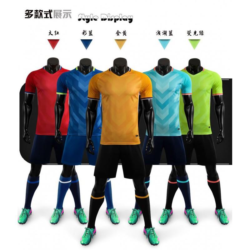 Adult Team Soccer Jerseys Set Player Version Solid Color All Men Sports Entertainment Basketball
