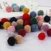 15/20mm Colorful Pompoms Dolls Garment Handmade Material Soft Fluffy Pom Poms Ball For DIY Kids Toys Accessorie
