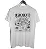 Футболка панк-группы Descendants, хлопковая белая футболка, унисекс, классическая футболка унисекс