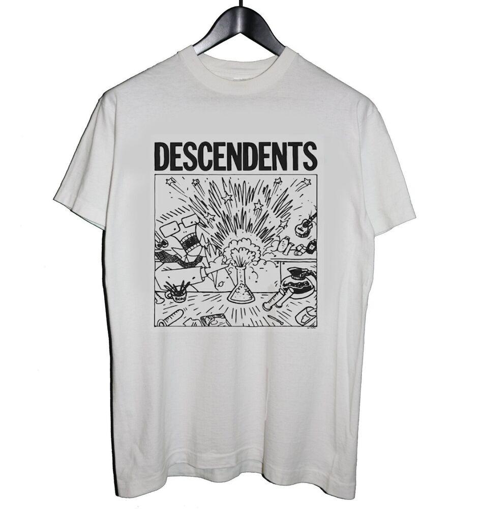 Футболка панк-группы Descendants, хлопковая белая футболка, унисекс, классическая футболка унисекс