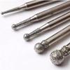 5Pcs Carve Precision Diamond Grinding Head 0.5mm-8mm Burring Sanding Drill Bit